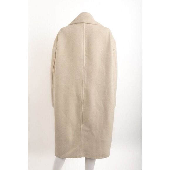 Zara Womens Coat OverCoat Oversized Cream Ivory  L Large 2675/241 NWT - Picture 5 of 7